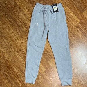 NWT Under Armour Rival Fleece Joggers Medium (Youth Boys)